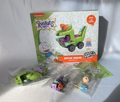 Nickelodeon Rugrats Reptar Wagon Construction Set NEW Open Box