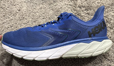 Hoka One One Sz 10 D Men's Arahi 5 Running Shoes Dazzling Blue/Black Lace Up