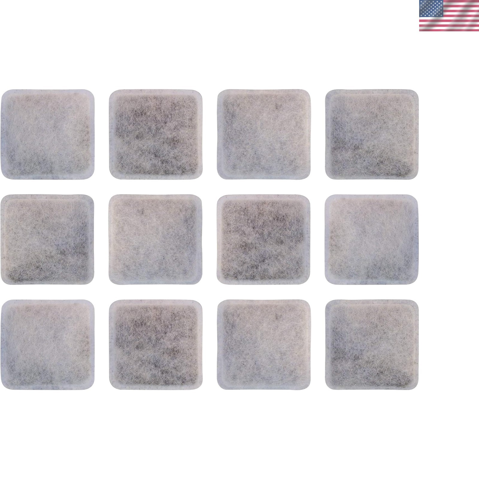 Value Pack of 12 Charcoal Pet Filters for Fresh Water &ndash; Compatible with Petmate