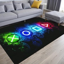 Gaming Area Rugs Boys Cool Game Style Bedroom Gamer Room Decor 47x31 Inch
