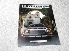 1974 Chevrolet Chevelle Sales Brochure 1974 Chevrolet Chevelle Sales Brochure