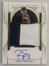 2024 Panini National Treasures - Prospect Material Signatures Robby Snelling /49