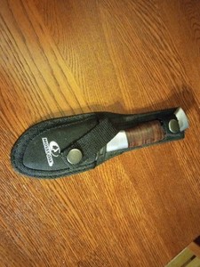 MOSSY OAK SURVIVAL HUNTING FIXED BLADE KNIFE 7" FULL-TANG & SHEATH