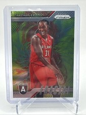 2024 Panini WNBA Prizm Tina Charles Fractal Green Prizm #15 Atlanta Dream
