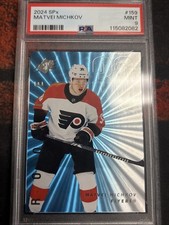 2024-25 Upper Deck SPx Matvei Michkov #159 Extended Rookie SP Flyers PSA 9
