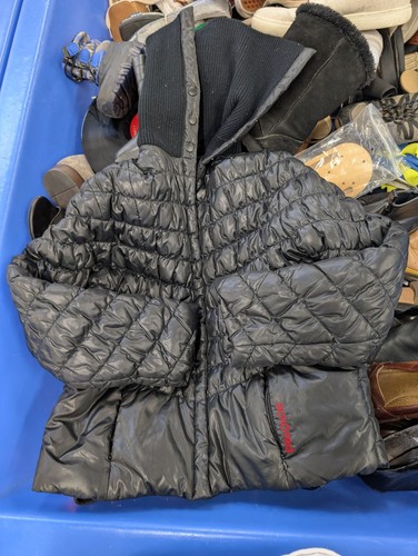 Ecko Red Women's Medium Black Full Zip Winter Puffer Jacket - Picture 1 of 8