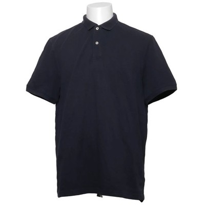 Massimo Dutti, Poloshirt, Größe: XXL, Blau, Baumwolle, Einfarbig, Herren #iKf