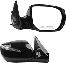 Dasbecan Passenger Side Mirror Compatible with 13-18 Hyundai Santa Fe Sport He
