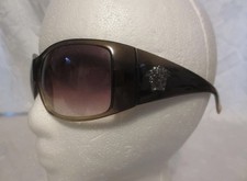 Rare Vintage Gianni Versace Brown Glasses MEDUSA HEAD Sunglasses Women  s Italy