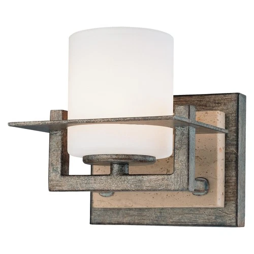 Minka Lavery 6461 1 Light 5.25 Width Bathroom Sconce - Grey - Picture 1 of 3