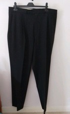 Mens BHS Menswear Navy Formal Smart Trousers W38 L31, Unworn.  