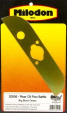 Milodon MIL32505 Main Cap Oil Baffle Steel Cadmium for Big Block Chevy