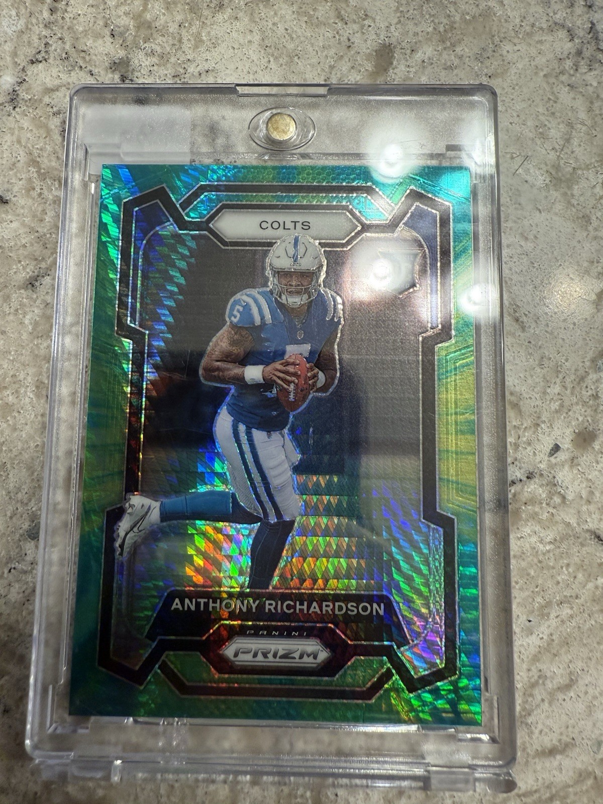 2023 Panini Prizm - Rookies Anthony Richardson #343 Hyper Prizm /175 (RC)