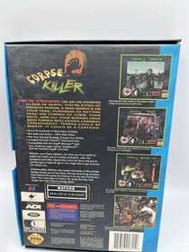 Authentic Corpse Killer Sega CD 1994 CIB Complete Video Game