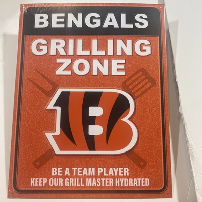 Nfl Bengals Grilling Zone Be A Team Player Keep Our Grill Master Hydrated16x12.5