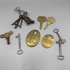 Vintage Brass And Skeleton Keys Lot