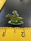 Cracker Jack Prize Metal Stand Up Green Cavalry Horse Soldier Figure Old Vintage — photo 7