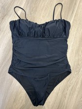 Shein Black Swimming Costume, Women’s Size XL, Flattering Waist, Padded Bust