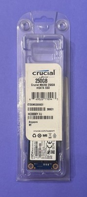 Unused Crucial MX200 250GB mSATA SSD - CT250MX200SSD3 Solid State Drive