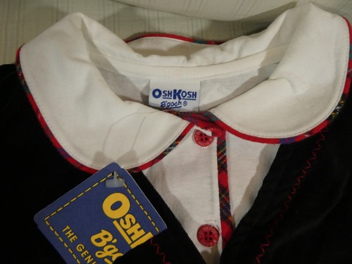 NWT Vintage 90s OshKosh BGosh Kids 5/6 Winter Fleece Vest & Skirt Winter NEW T2 - Picture 10 of 19