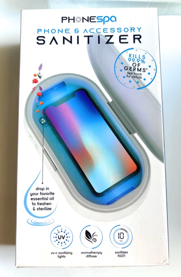 Sanitizer Phone Spa for Phone and Accessory Tzumi With Cord Model 7464 - Image 2 of 4