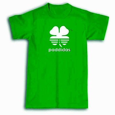 Neu Kinder Erwachsene Paddidas Irish St Patrick's Day T-Shirt - Irland Paddys lustig 