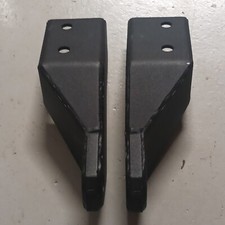 Tow Hook Shackle Mounts For 07-21 Toyota Tundra Truck Parts Black Lot Of 2