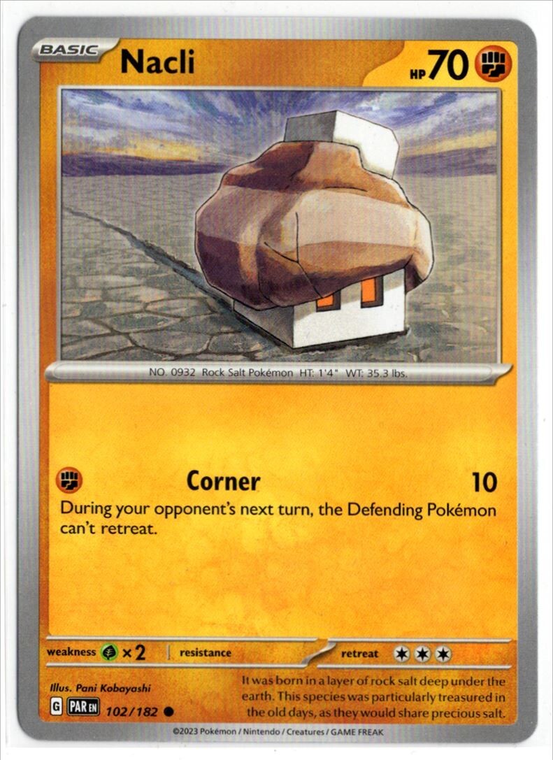 Pokemon Paradox Rift 102/182 Nacli