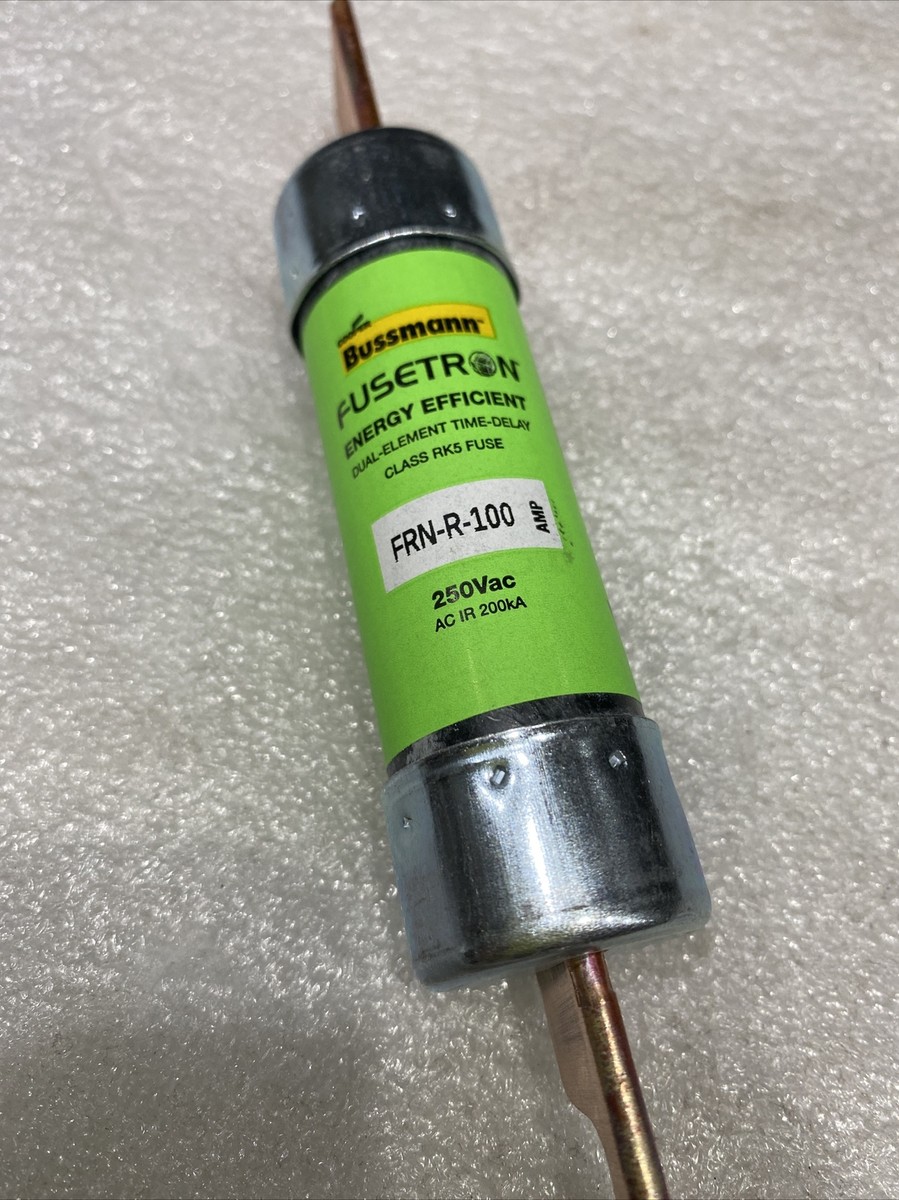 Fusible Fusetron FRS-R-100 100A 600V - Retard à La Fusion, Testé, Occasion