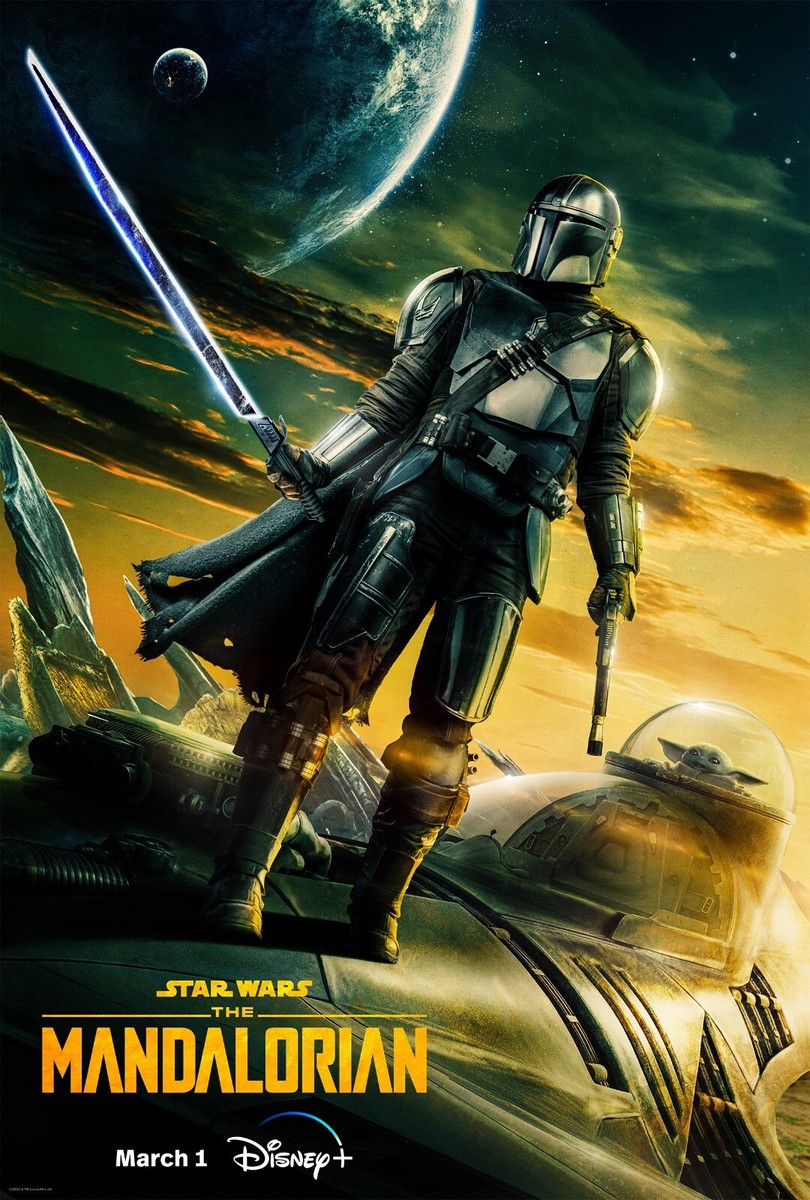 Star Wars poster - The Mandalorian poster (bbb) - 11 x 17 inches