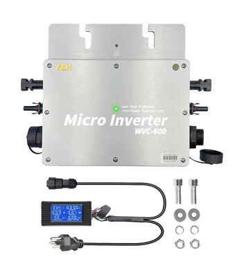 Y&H 600W Solar Grid Tie Micro Inverter with AC Data Monitoring