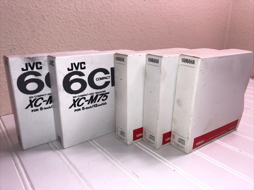 3 YAMAHA YCM-6A 6 Compact Disc Magazine and Sleeve & 2 JVC XC-M75 - Picture 2 of 5