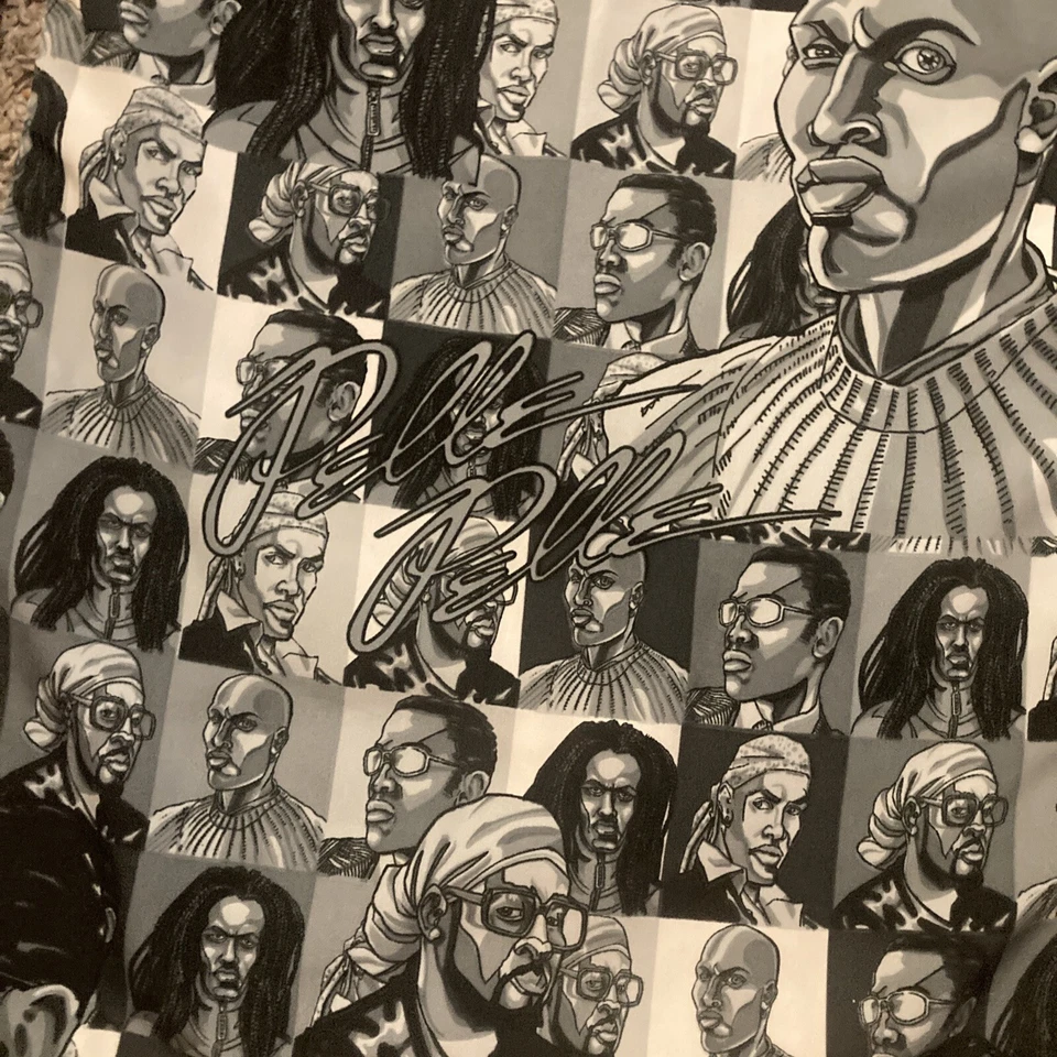 Pelle loca vintage rara Y2K Marc Buchanan Hip Hop abotonada talla 3XL Foto 4 de 4