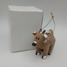 The Encore Group 2001 Doe Reindeer Christmas Ornament 110017 Boxed