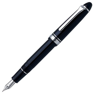Sailor Profit Casual Fountain Pen Silver Trim Black Music (MS) Nib