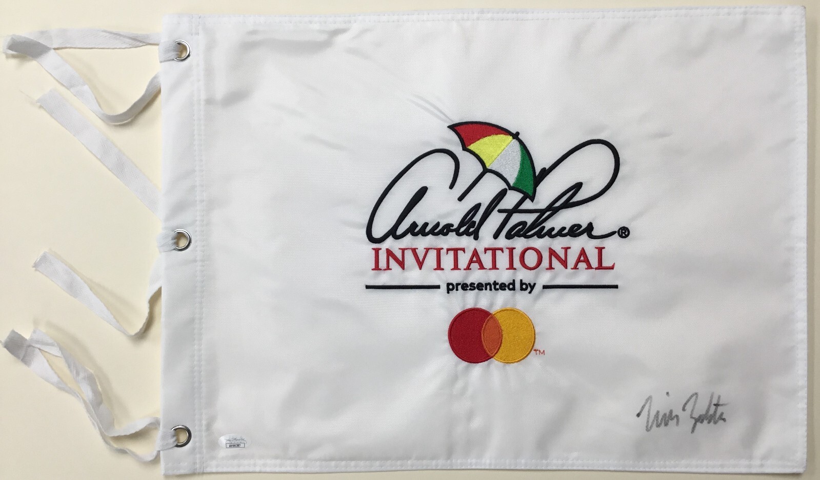 Will Zalatoris Autographed Signed Arnold Palmer Invitational Pin Flag- JSA #AV66387 