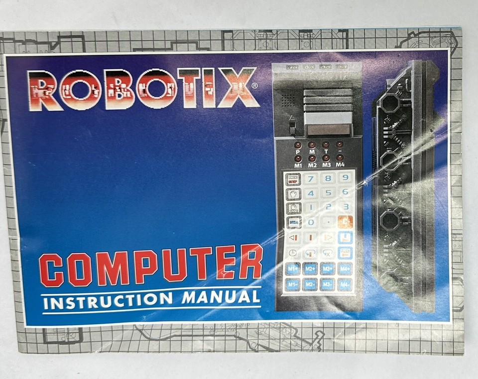 Learning Curve ROBOTIX COMPUTER 98022 W/ Manual, 2 Motors, Parts