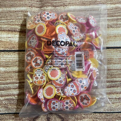 Decopac 27354 Dia De Los Muertos Ring Cake Toppers Cupcakes Baking Decorations