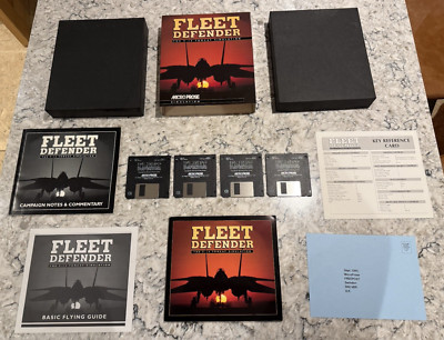 FLEET DEFENDER - MICROPROSE - BIG BOX IBM PC SPIEL - 1994 - GETESTET UND FUNKTIONSFÄHIG