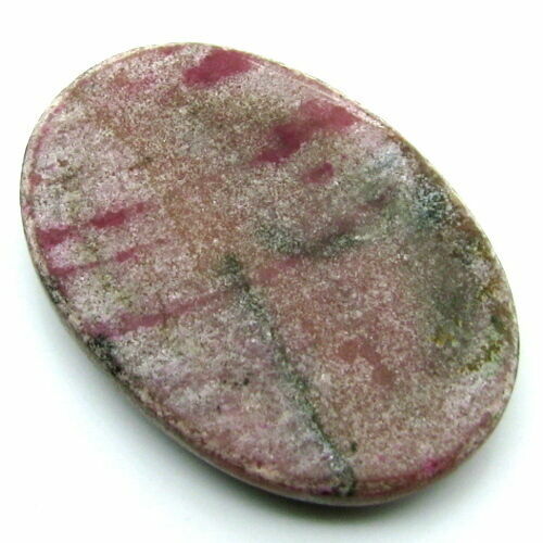 70.8Ct Natural Picture Rodonite Oval Cabochon Gemstone - Picture 4 of 4