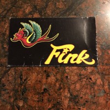 BRAD FINK TATTOO ARTIST SUPER RARE BUSINESS CARD