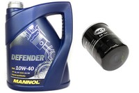 MotoröL ÖLfilter SM104 Set 10W40 5 Liter FüR Fiat Stilo Honda Jazz Mitsubishi