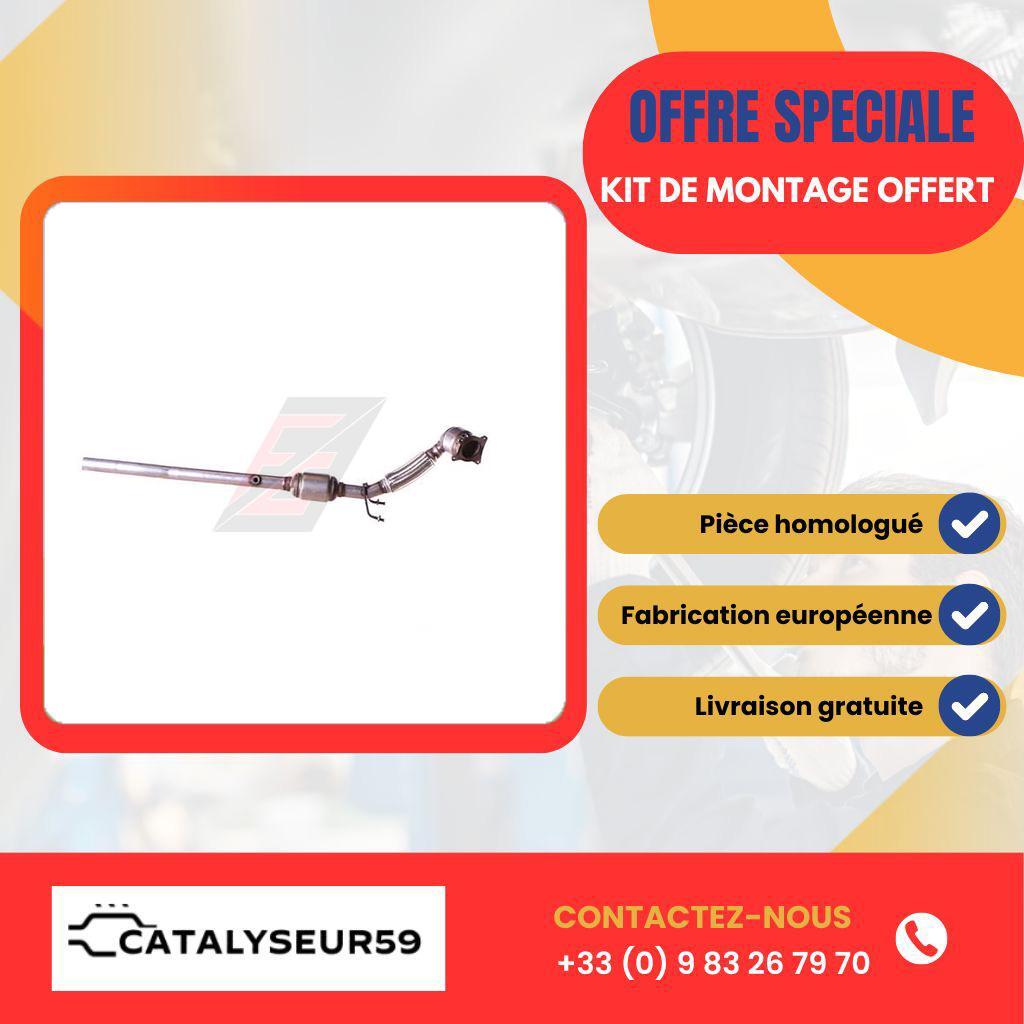 Catalyseur acier inoxydable Golf V 2.0i TFSI de haute precision