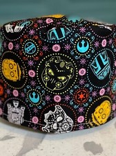 Star Wars sugar skull reversible Adult Skull/Chemo Surgical Scrub Hat/Cap 