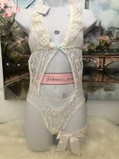 NEW VINTAGE VICTORIAS SECRET LINGERIE SIZE LARGE I DO BRIDE RARE HTF