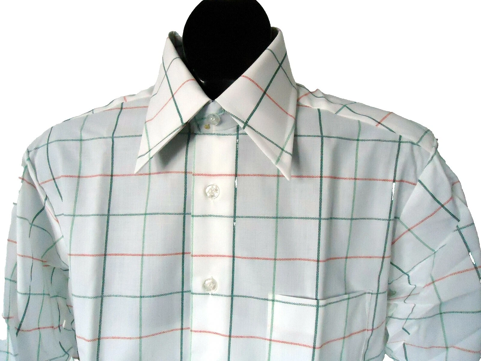 Secretária/Nerd Camisas Sociais Vintage década de 1970 para Homens