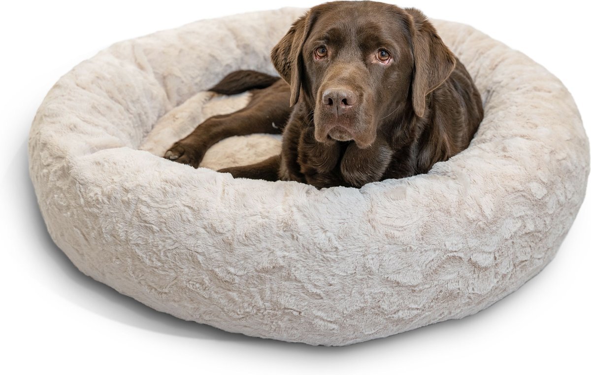 Fur Donut Cuddler Bolster Cat & Dog Bed