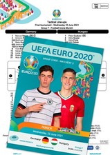 #36 GERMANY v HUNGARY 23 June 2021 EURO-2020 FAN programm + official LINESUP