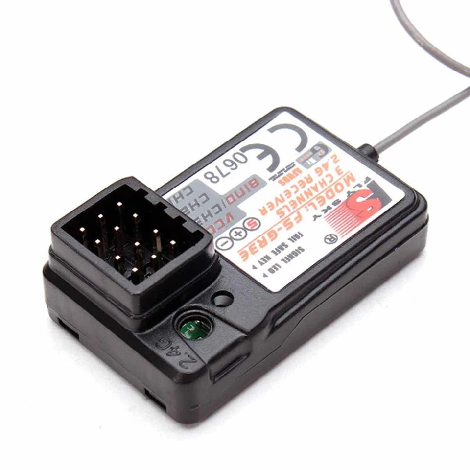 3 PCS FlySky FS-GR3E Receiver 3CH Failsafe for FLYSKY GT2B GT3B GT3C Transmitt - Image 4 of 4