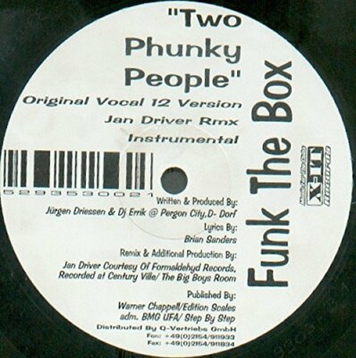 Two Phunky People Funk the box (incl. Jan Driver Rmx)  [Maxi 12'']